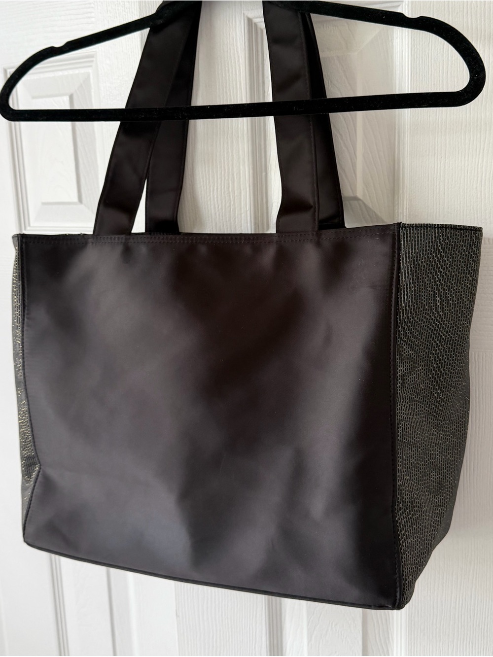 NWT COACH FRAGRANCE ✨🖤 Black & Gold Metallic Tote - Picture 9 of 13
